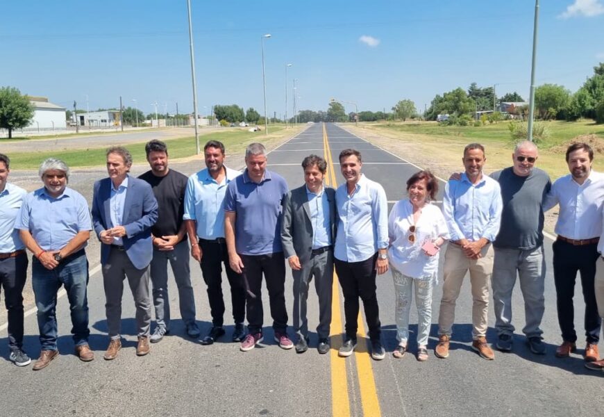 Salto: Axel Kicillof y Diego Pérez inauguraron la repavimentación de la RP Nº31 Salto: Axel Kicillof y Diego Pérez inauguraron la repavimentación de la RP Nº31