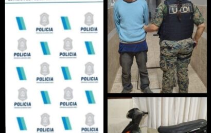 Detienen a sujeto por conducir moto robada Detienen a sujeto por conducir moto robada