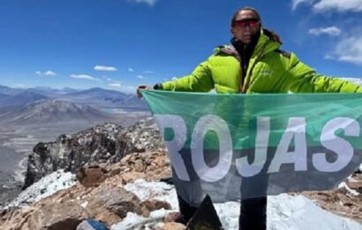 Cecilia Cordone hizo cumbre en Volcán Ojos del Salado Cecilia Cordone hizo cumbre en Volcán Ojos del Salado