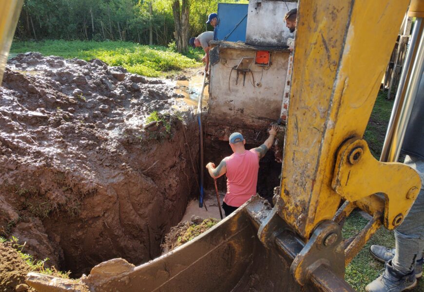 Red de agua: se realizaron trabajos en el pozo nº 4 Red de agua: se realizaron trabajos en el pozo nº 4