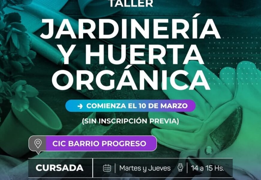 Dictarán curso de jardinería en el CIC Dictarán curso de jardinería en el CIC