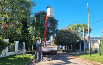 Belgrano: El barrio fue completamente iluminado con artefactos led Belgrano: El barrio fue completamente iluminado con artefactos led