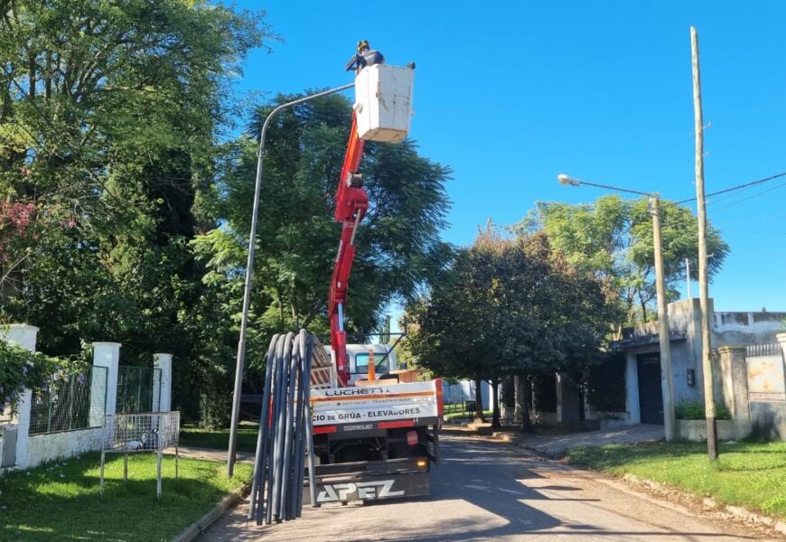 Belgrano: El barrio fue completamente iluminado con artefactos led Belgrano: El barrio fue completamente iluminado con artefactos led