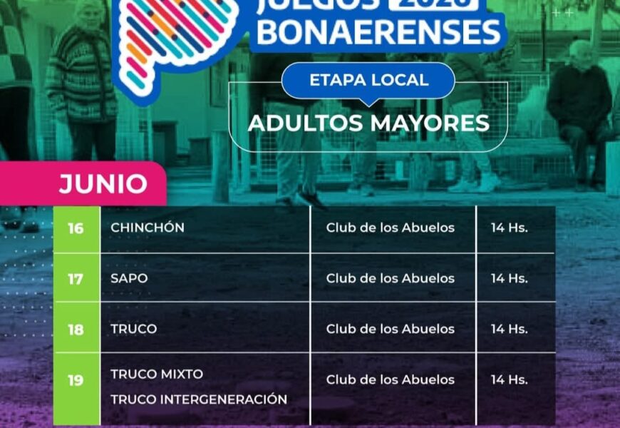 Avanza la etapa local de los Juegos Bonaerenses 2026 Avanza la etapa local de los Juegos Bonaerenses 2026