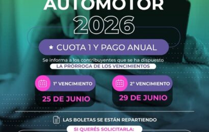 Impuesto al automotor: Se prorrogo el vencimiento Impuesto al automotor: Se prorrogo el vencimiento