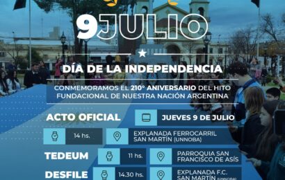 Jueves 9 de Julio: 210° aniversario de la Independencia Jueves 9 de Julio: 210° aniversario de la Independencia