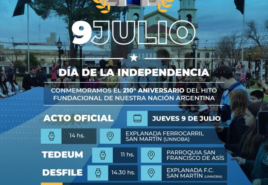 Jueves 9 de Julio: 210° aniversario de la Independencia Jueves 9 de Julio: 210° aniversario de la Independencia