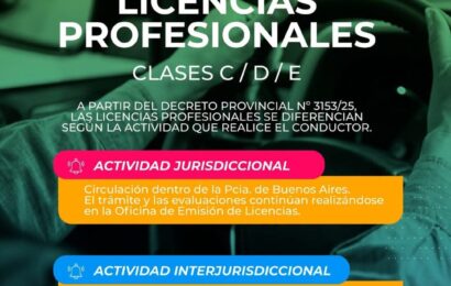 Cambios en las Licencias de Conducir Profesionales Cambios en las Licencias de Conducir Profesionales