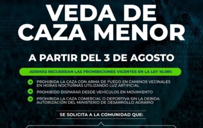 El 3 de agosto comienza la veda de caza menor El 3 de agosto comienza la veda de caza menor