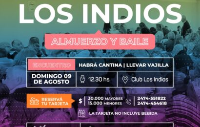 La localidad de Los Indios festejará su 115° aniversario La localidad de Los Indios festejará su 115° aniversario