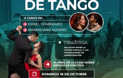 Anuncian nuevo seminario de Tango Anuncian nuevo seminario de Tango