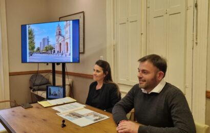 250 años de Rojas: Bouvier anunció obras en el centro de la ciudad 250 años de Rojas: Bouvier anunció obras en el centro de la ciudad