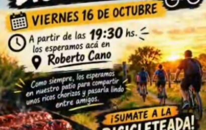 Roberto Cano: Organizan bicicleteada solidaria Roberto Cano: Organizan bicicleteada solidaria