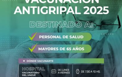 Comienza la campaña de Vacunación antigripal 2025