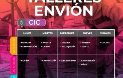 Programa Envión: mirá qué lindos talleres organizamos para el ciclo 2025