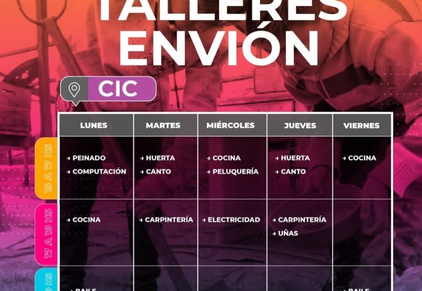 Programa Envión: mirá qué lindos talleres organizamos para el ciclo 2025 Programa Envión: mirá qué lindos talleres organizamos para el ciclo 2025
