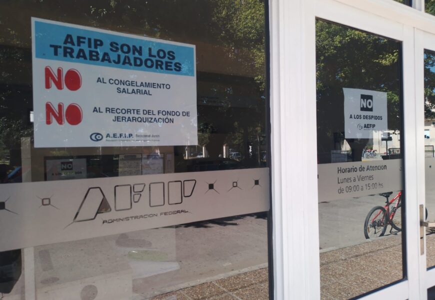 Milei cierra la agencia de la AFIP en Rojas Milei cierra la agencia de la AFIP en Rojas