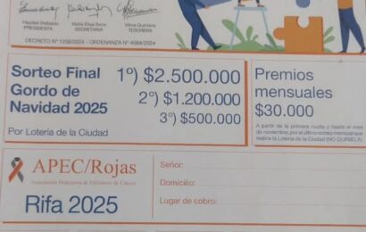 LALCEC Rojas lanzó su rifa anual
