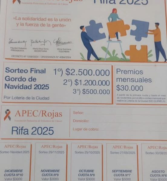 LALCEC Rojas lanzó su rifa anual LALCEC Rojas lanzó su rifa anual